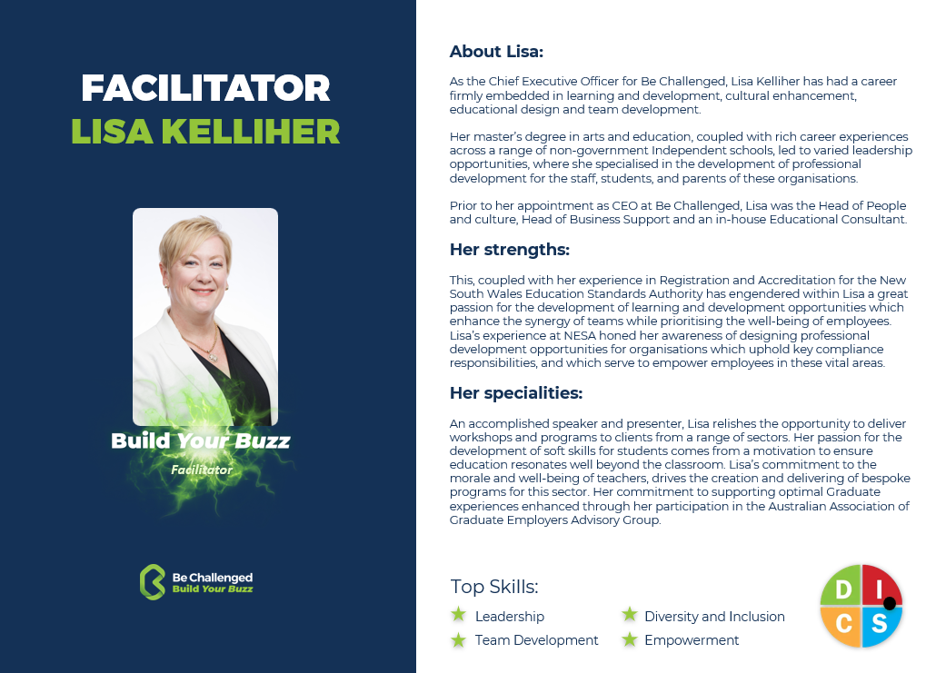 Lisa Kelliher, Trainer at Be Challenged